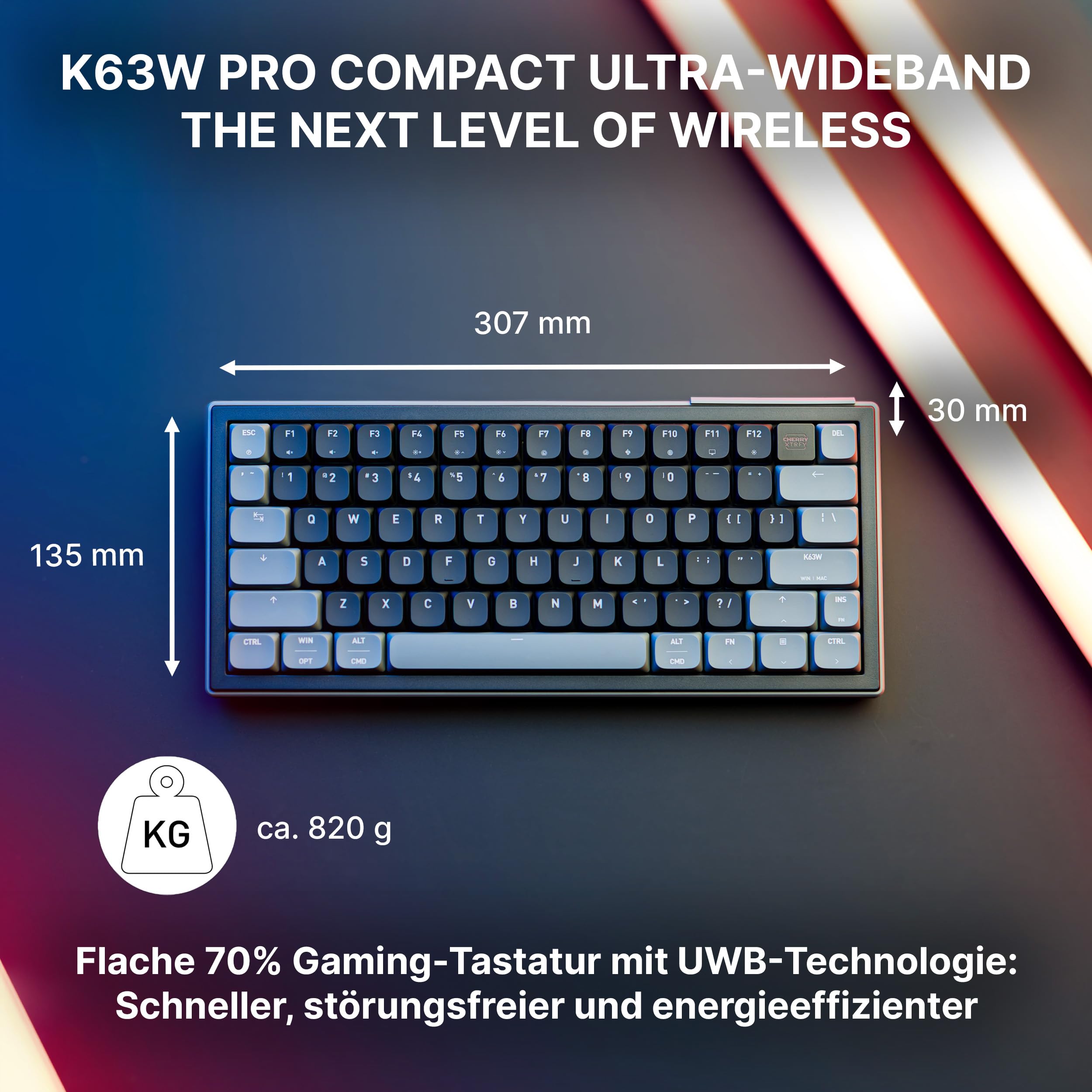 cherry-k63w-pro-compact-ultra-wideband-gaming-tastatur-mechanisches-70-low-profi image 2
