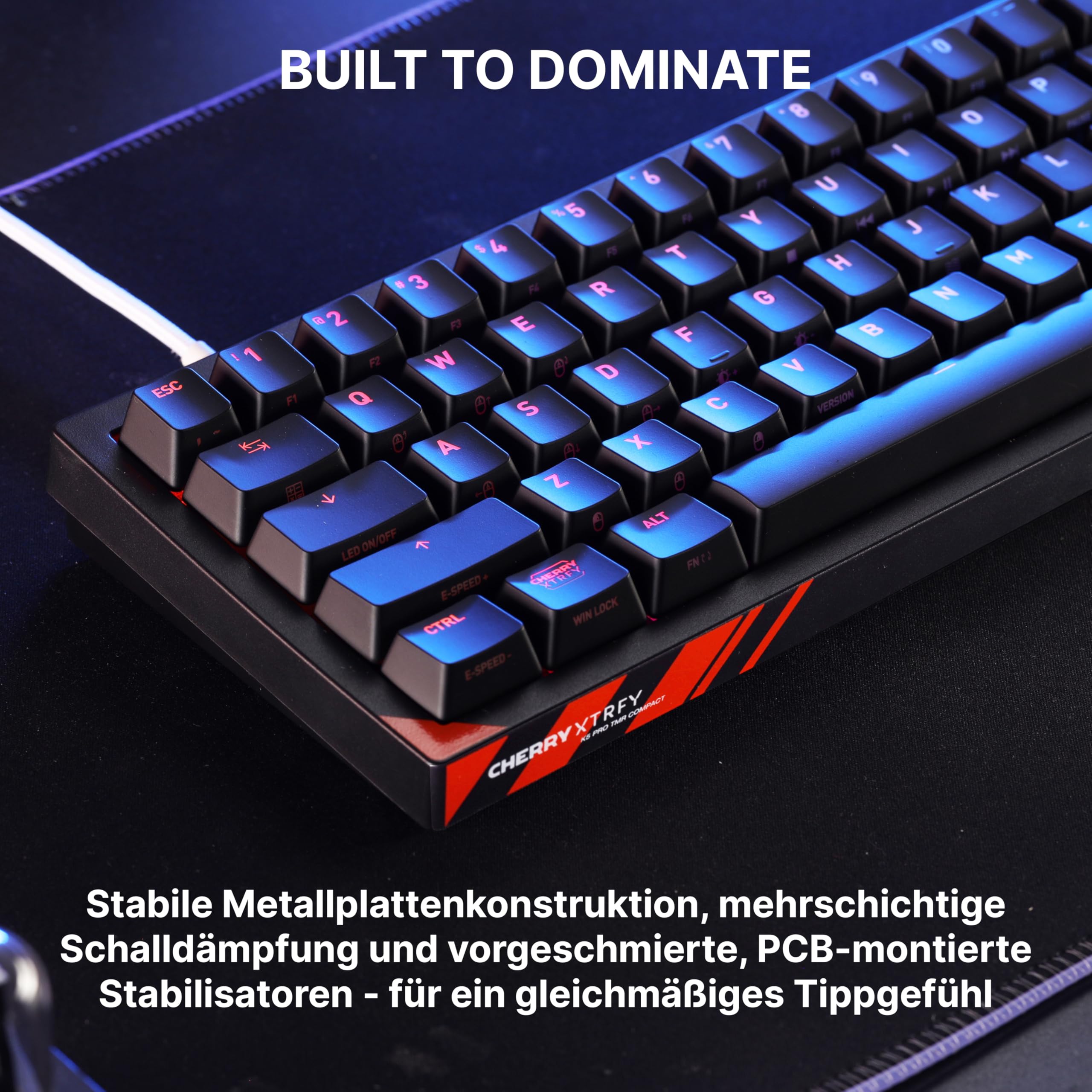 cherry-k5-pro-tmr-compact-gaming-tastatur-qwertz-magnetische-mk-crystal-switches image 6