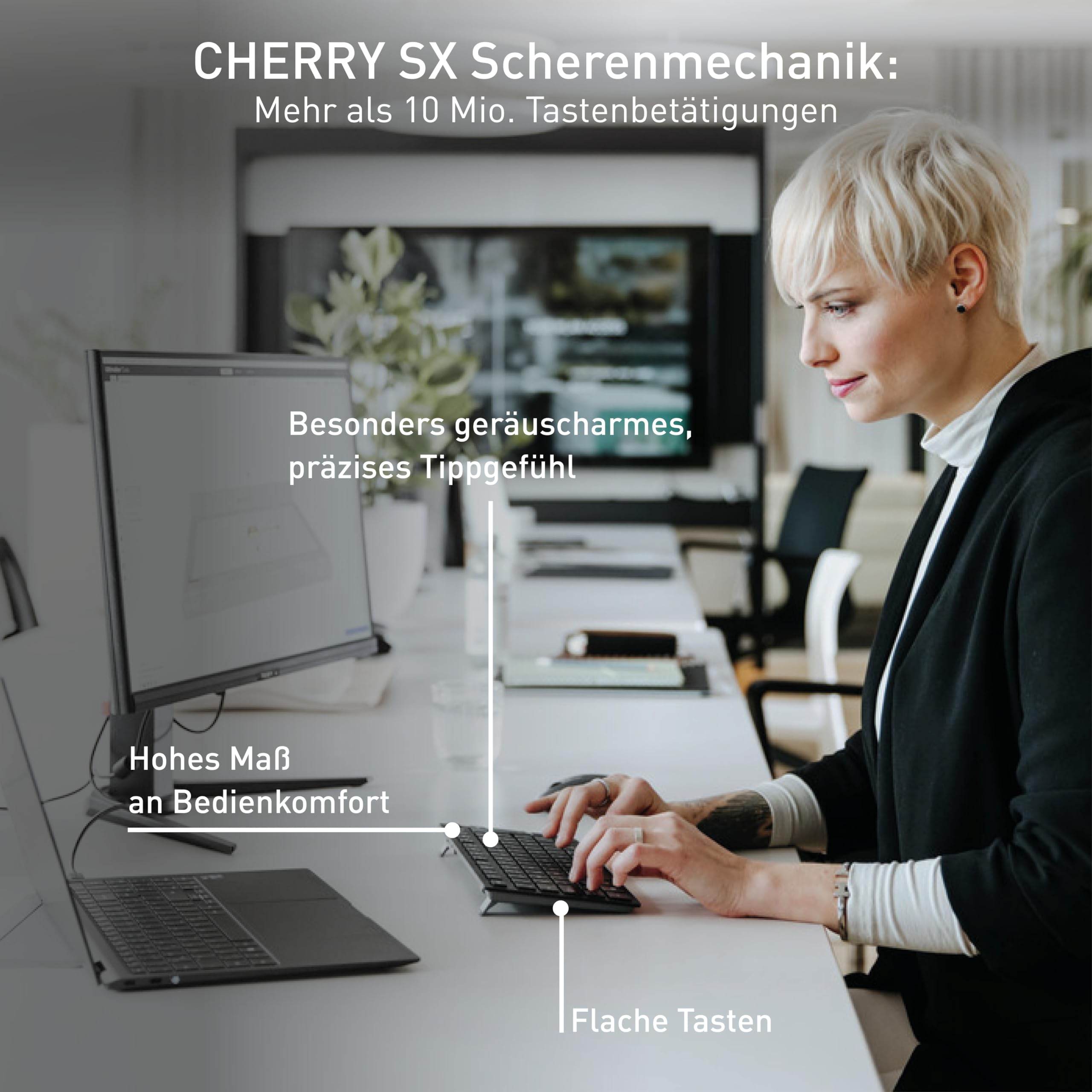 cherry-kw-9200-mini-kabellose-multi-device-tastatur-qwertz-bluetooth-2-4-ghz-kab image 5