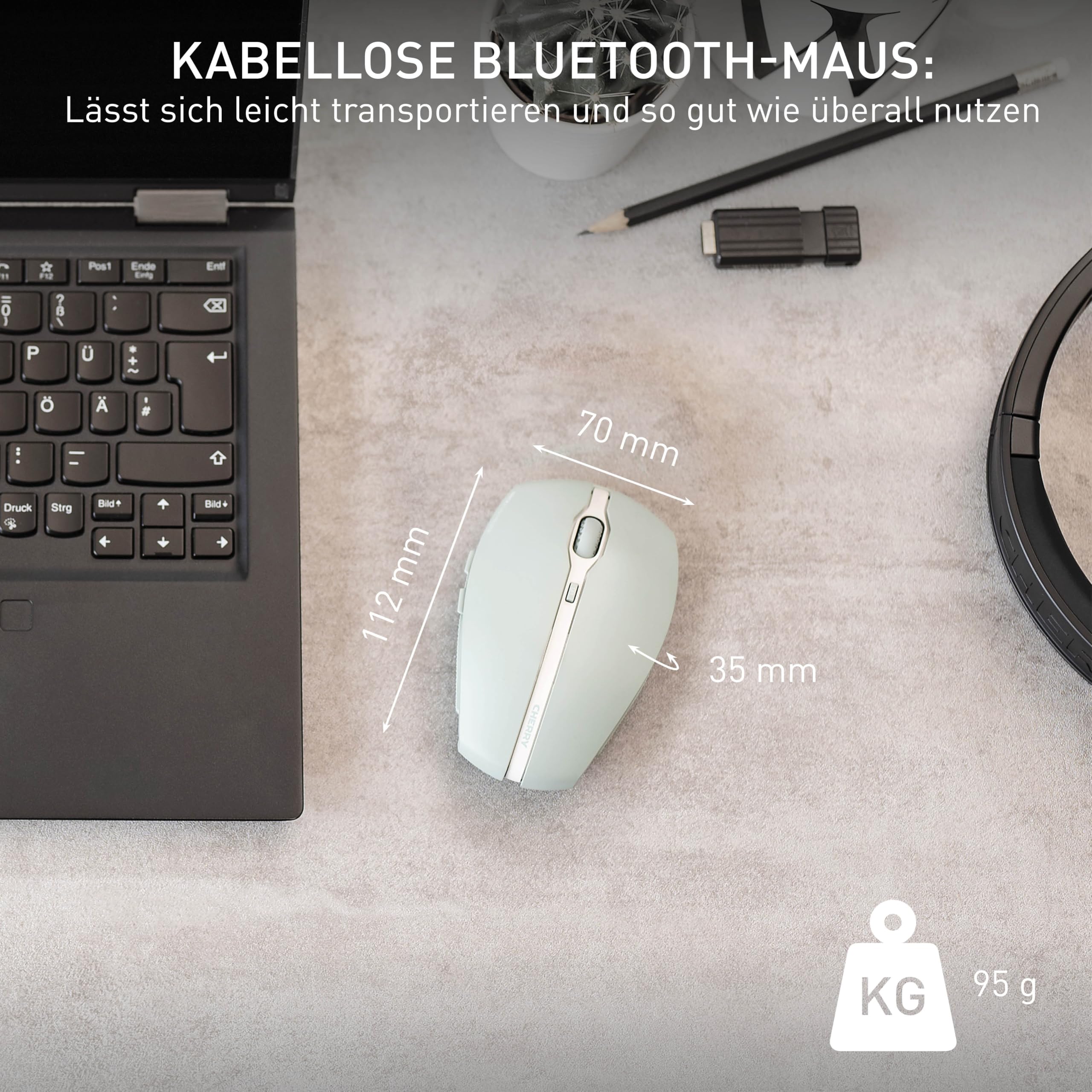 cherry-gentix-bt-kabellose-bluetooth-maus-mit-7-tasten-multi-device-bis-3-ger-te image 3