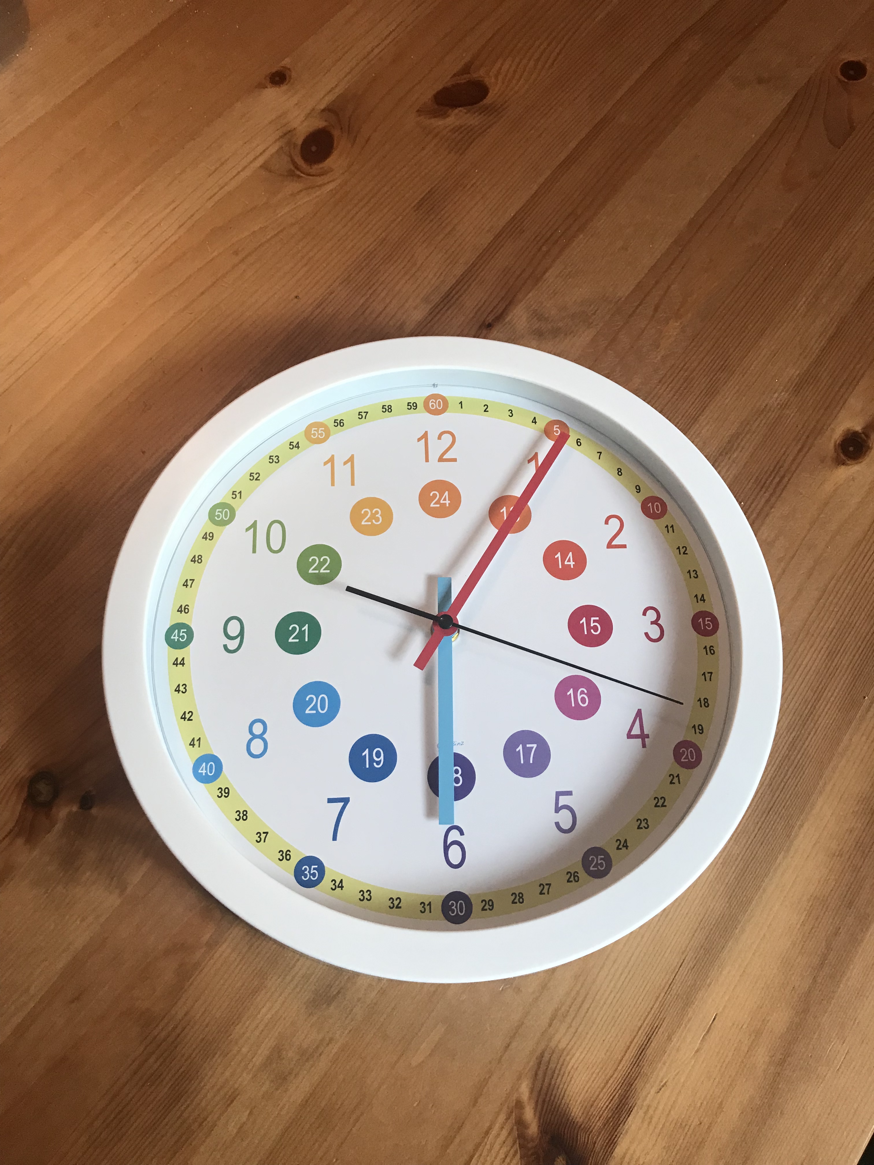 Perfekt zum Uhr lesen lernen